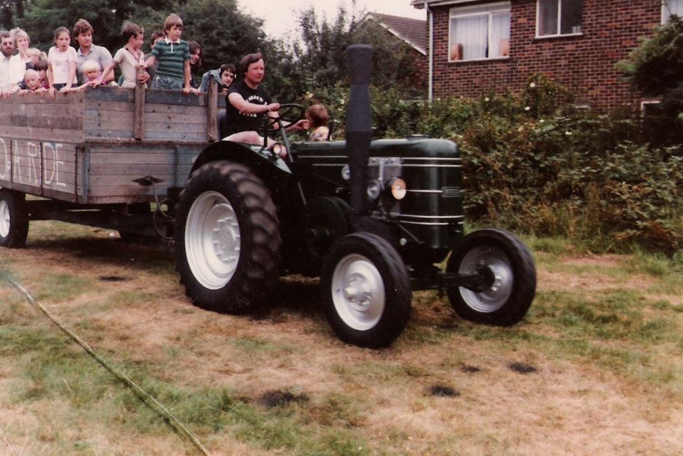 1984 - Bredhurst Village Fete - Tractor driven by John Scott